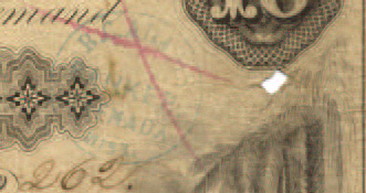 $10 G-93 B.C. Adams stamp